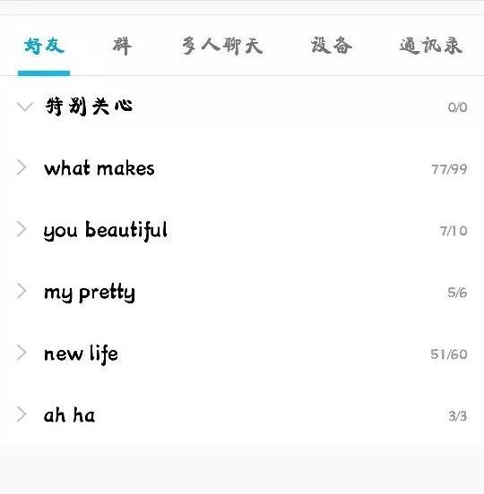 qq都怎么分组,你的qq分组是什么