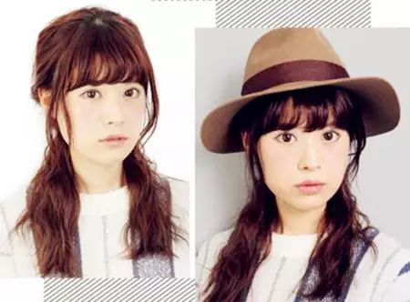 冬季戴帽子发型扎法,戴帽子发型这样搞温暖又好看