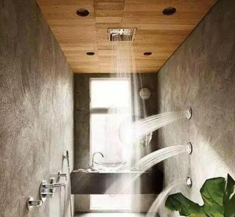 浴室花洒怎么装墙上,浴室花洒套装怎么装