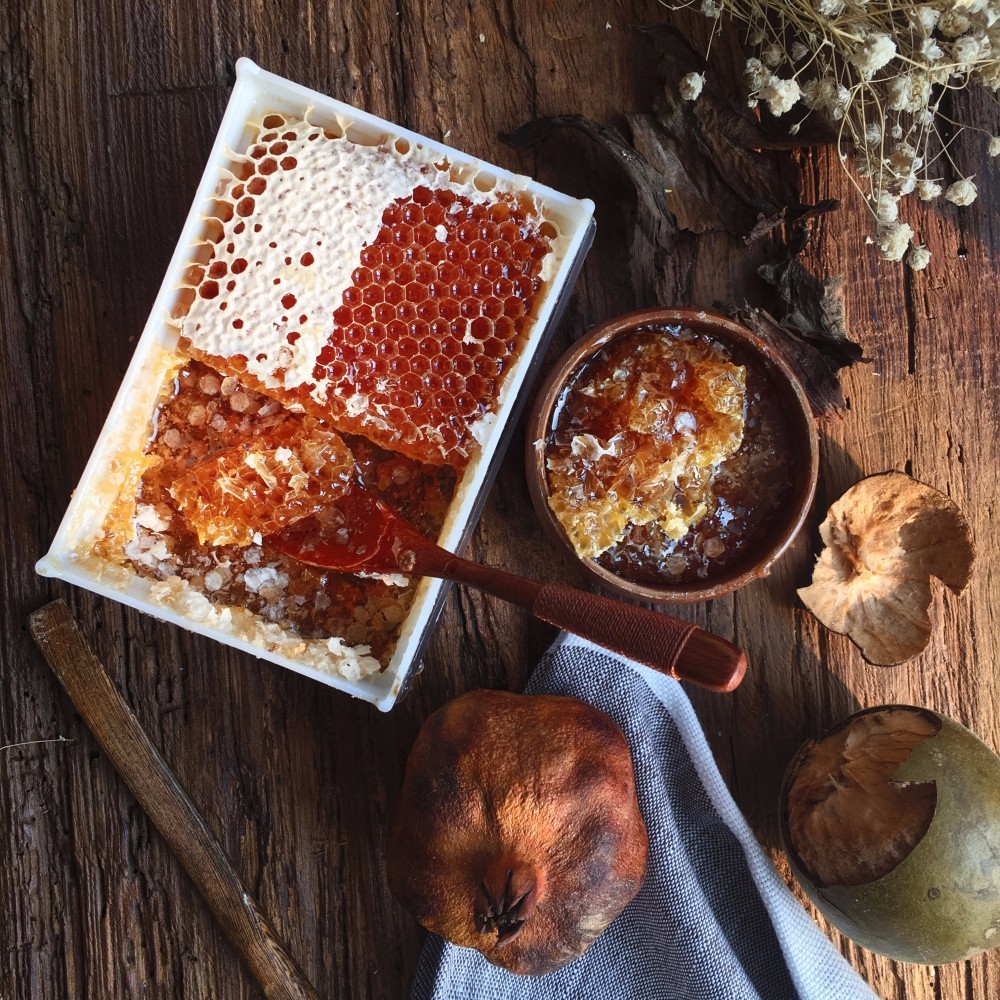 集市上的蜂蜜,市集食材