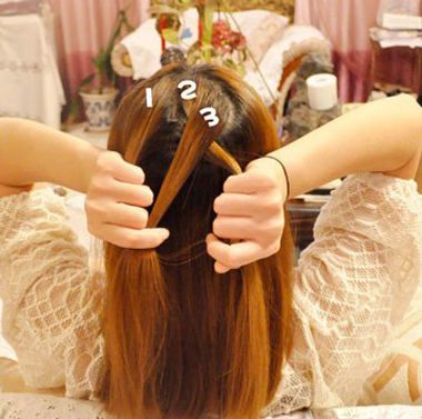 最简单的100种编头发教程,编美丽的头发