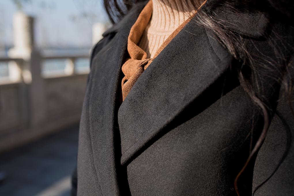 韩国东大门金标双面羊绒大衣精品,韩国东大门原单大衣