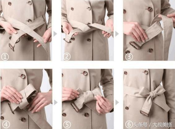 怎么系羊绒大衣腰带更显得随意,新奇妙招库大衣腰带的各种系法