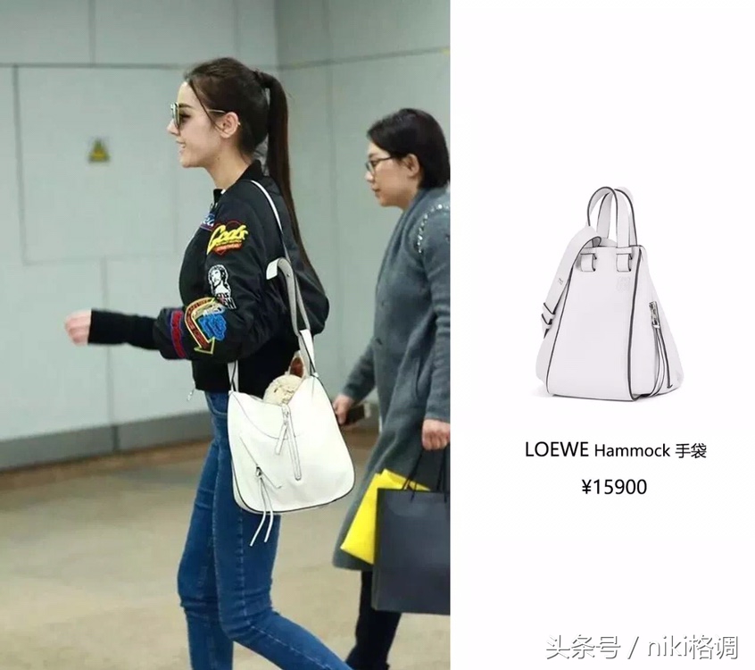 迪丽热巴同款经典款包,迪丽热巴同款蓝色包包