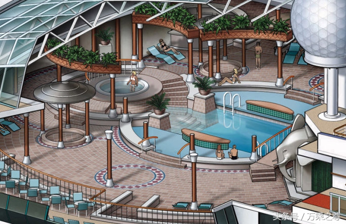 豪华邮轮实拍高清图片,豪华游轮剖面高清图