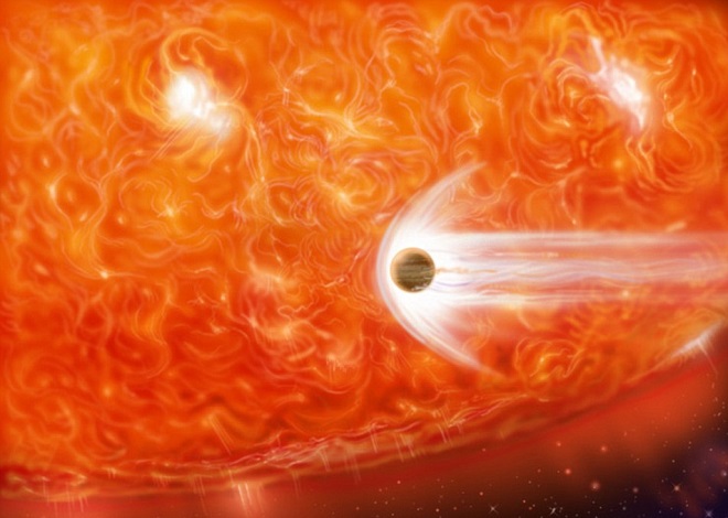 当太阳膨胀成红巨星时地球会怎样,太阳变成红巨星后地球会怎么样