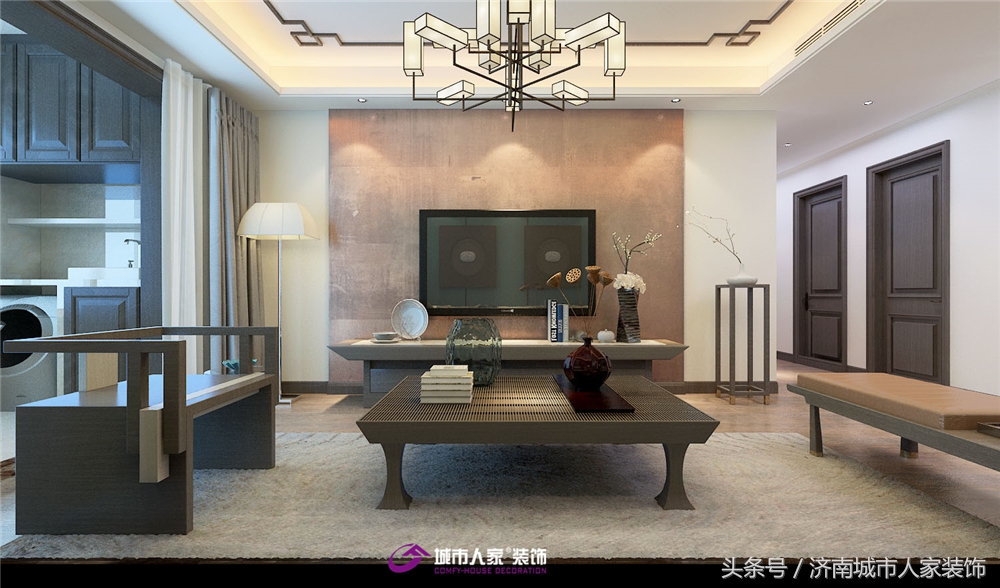 绿地香榭里两室风格装修效果图,济南槐荫区绿地香榭丽公馆东区