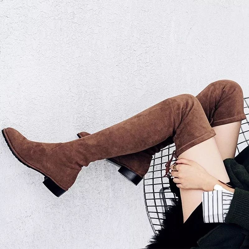 杨幂秋冬新款靴,杨幂热巴唐嫣同款