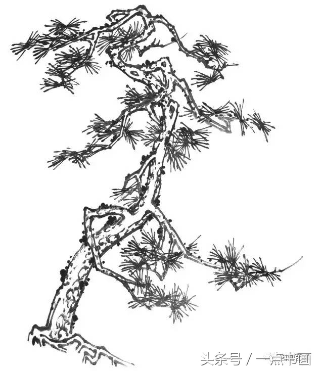 芥子园山水画技法10,芥子园国画山水画教学视频的画法