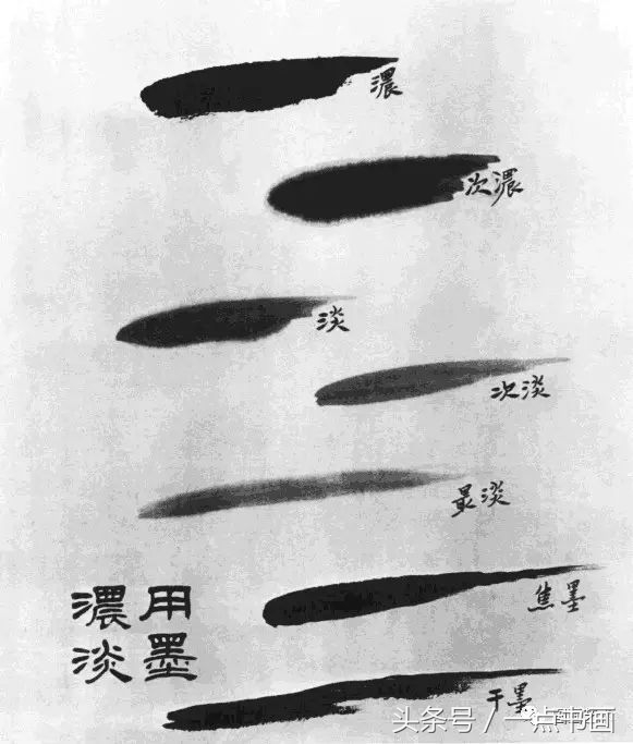 芥子园山水画技法10,芥子园国画山水画教学视频的画法