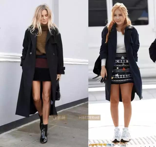 冬天怎么穿裙子才不冷请get这三招,高个子冬天穿什么裙子好看