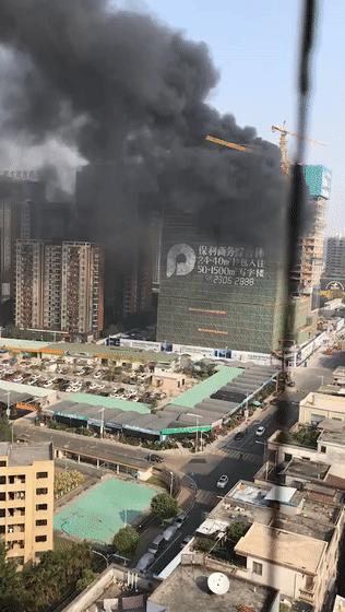 东莞保利考拉公寓烧了,项目人员说是“消防演习”还发了个红包