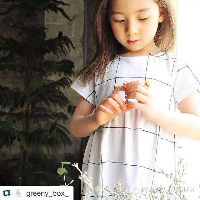 韩国小麻豆ellie春夏甜美童装搭配