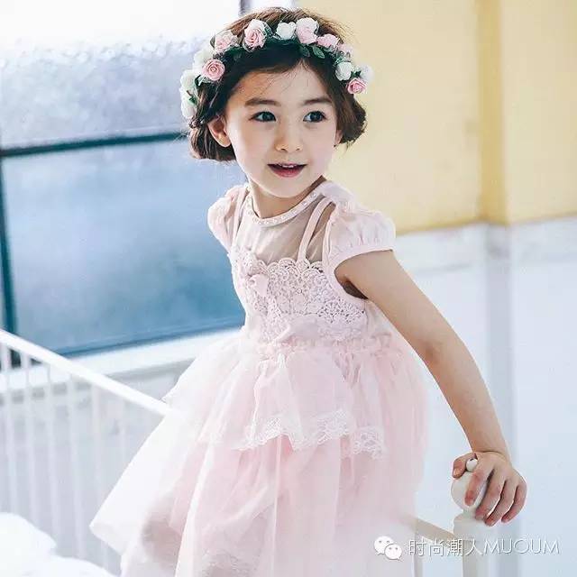 韩国小麻豆ellie春夏甜美童装搭配