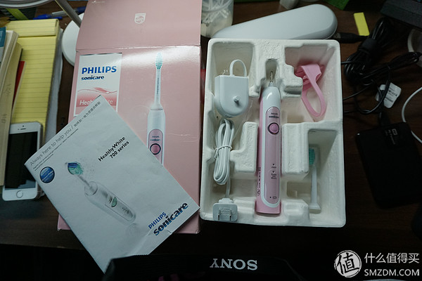 又是看上了你的颜：PHILIPS飞利浦HX6761电动牙刷简单开箱