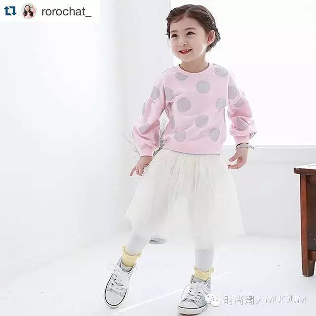 韩国小麻豆ellie春夏甜美童装搭配