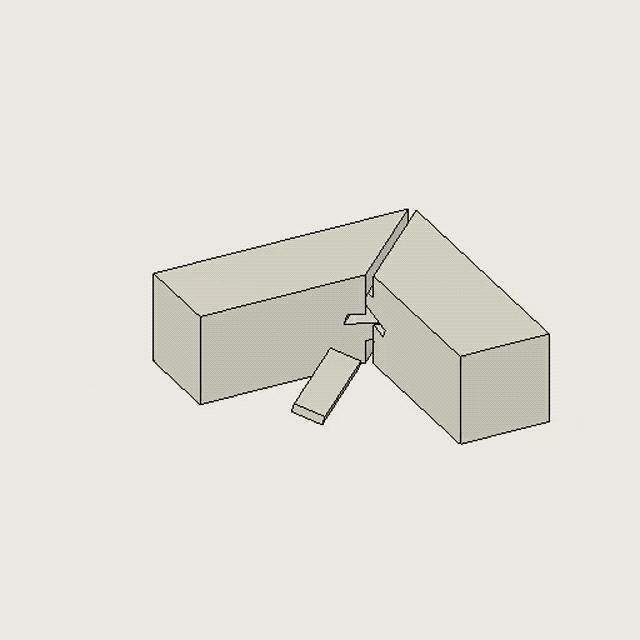 有关榫卯结构的小视频,全套榫卯结构gif动画