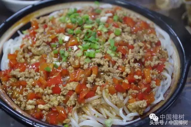 江西樟树炒米粉,樟树地道美食冻粉