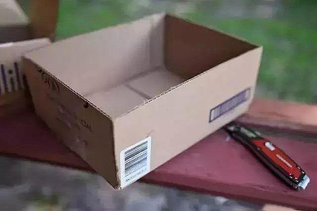 旧纸箱收纳盒怎么做,9-12岁自制学生零食收纳盒用纸箱