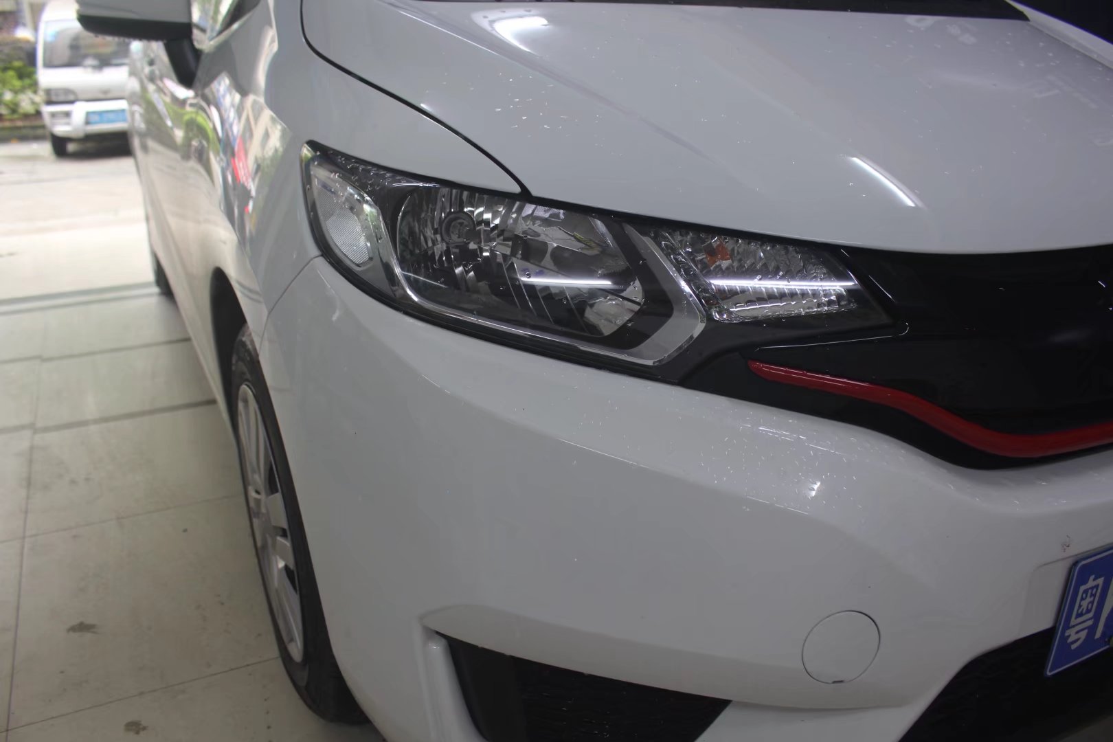 中山四代飞度大灯改装氙气透镜,2023款本田飞度大灯改装