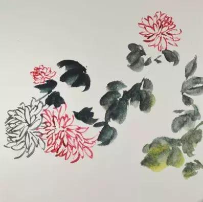 张世简菊花画法视频,菊花画法张正海