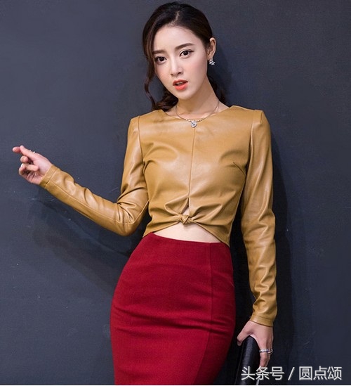 韩版皮衣女款怎么搭配好看,皮衣穿搭女春季搭配高级感
