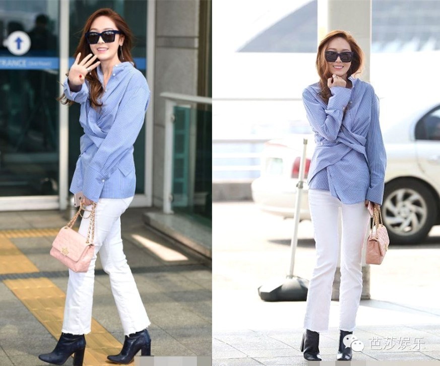 林允儿的时尚穿搭,林允儿牛仔裤穿搭