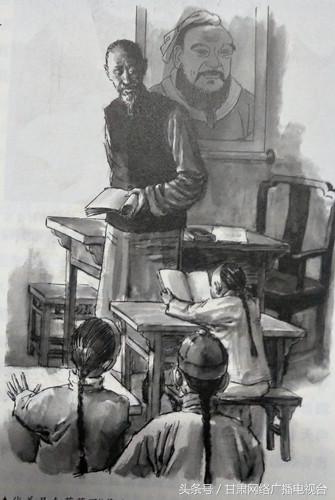 天门山下,天门山索道下站雪景