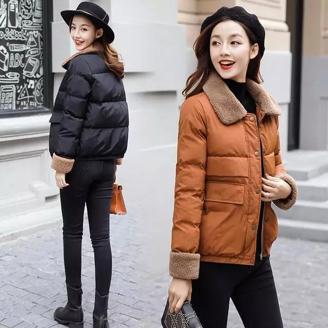 棉服慵懒风不显臃肿厚重中长款,又好看又宽松的棉服