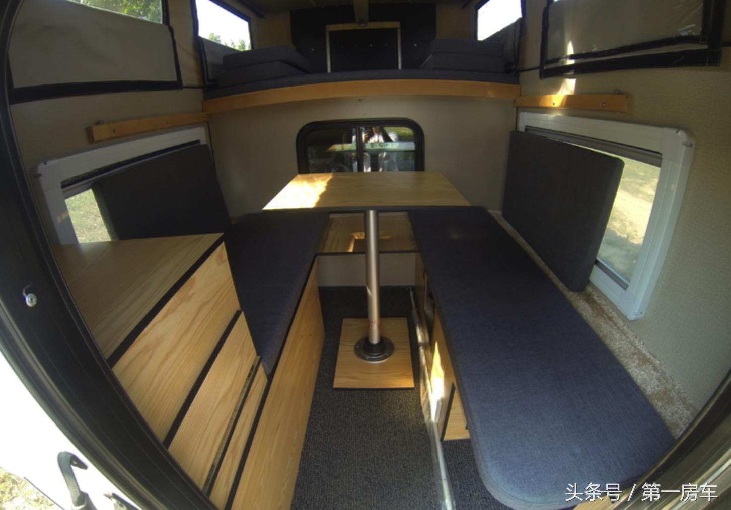 汽油版四驱最新款皮卡房车,新款单排四驱皮卡房车
