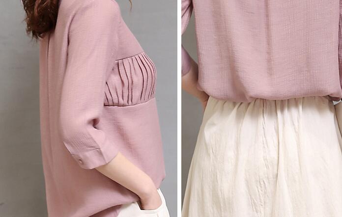 散发强大女神气场，让人过目不忘的棉麻立领中长裙套装