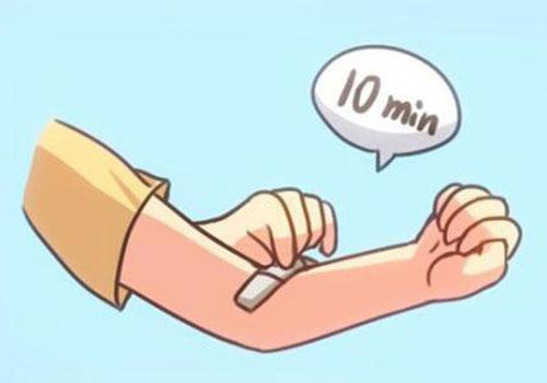 手指采完血针眼鼓包,采完血气胳膊为什么很酸