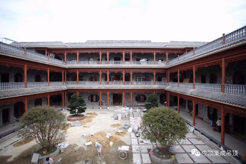 震撼！今顶超奢高端定制豪宅吊顶竣工！