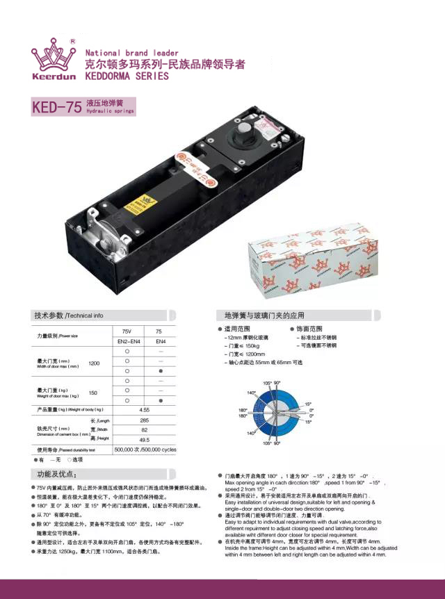 香港皇冠门控——克尔顿多玛地弹簧系列