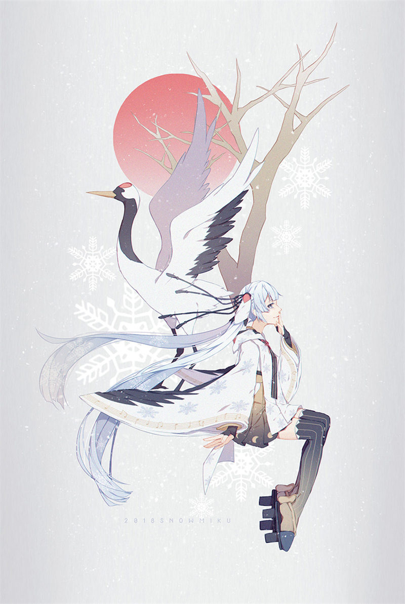 雪初音snowmiku2021活动报告,下雪天和雪人更配