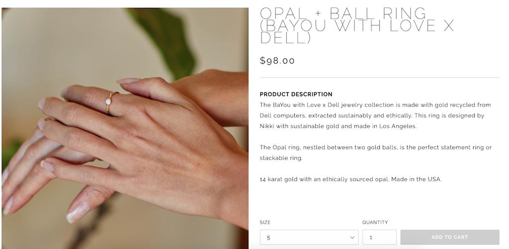 有真爱又有责任心的你,给女朋友买个戴尔产的金戒指可好?