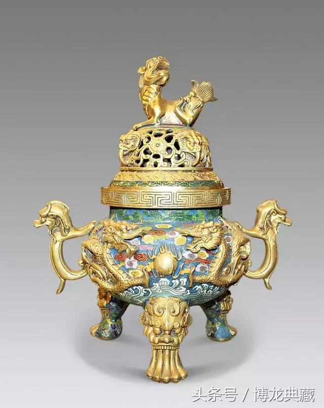 景泰蓝珐琅画作品,景泰蓝天下双绝