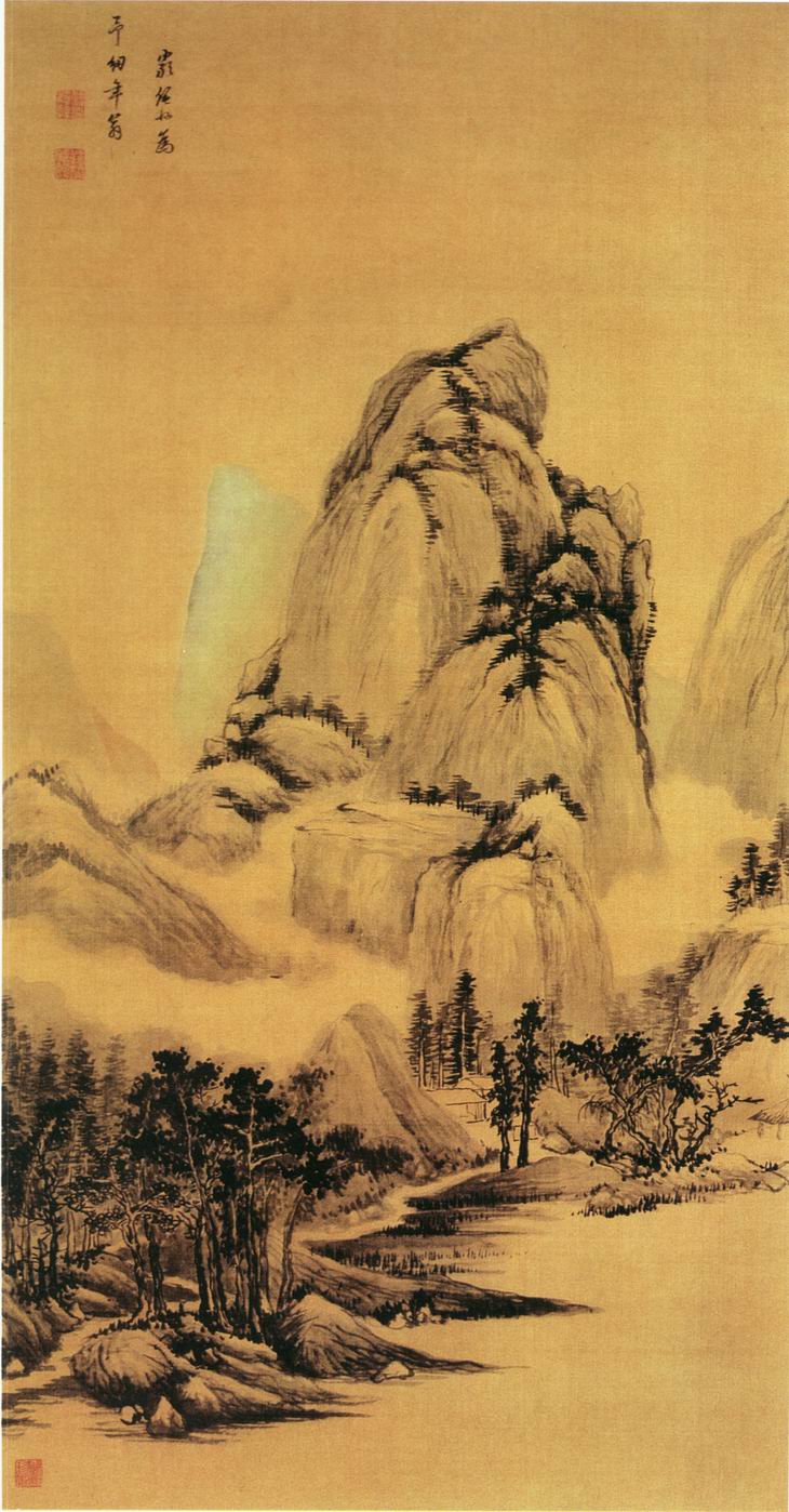 清代山水画图片大全曝光,清代山水画真迹图片