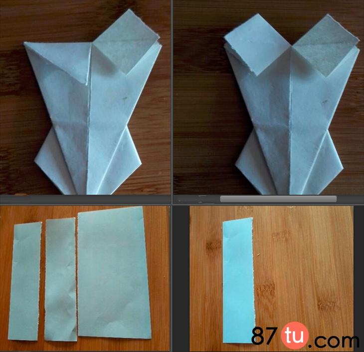 美少女战士手工折纸贺卡,少女们折纸简单教程