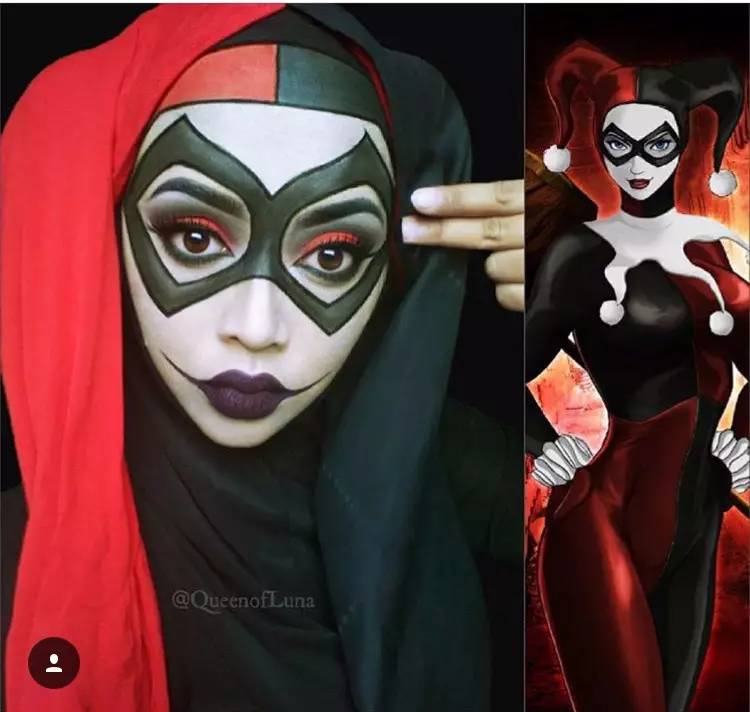 姑娘你把自己化成这样可以直接去迪斯尼上班了