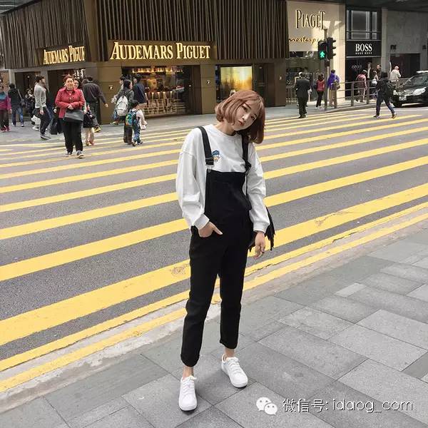 背呀么背带裤~~买了么？