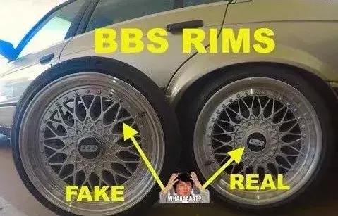 假轮毂和真轮毂对比,正品轮毂和国产轮毂