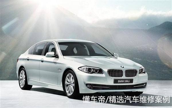 宝马525li有电启动没反应,宝马五系发动机进水二次启动