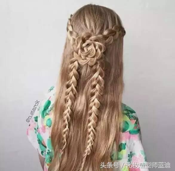 觉得直发好看,直发适合的编发