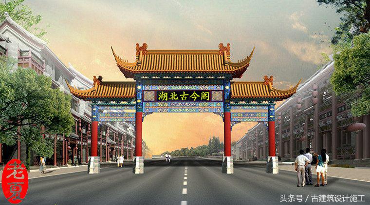 牌坊设计效果图,精美牌坊图片大全