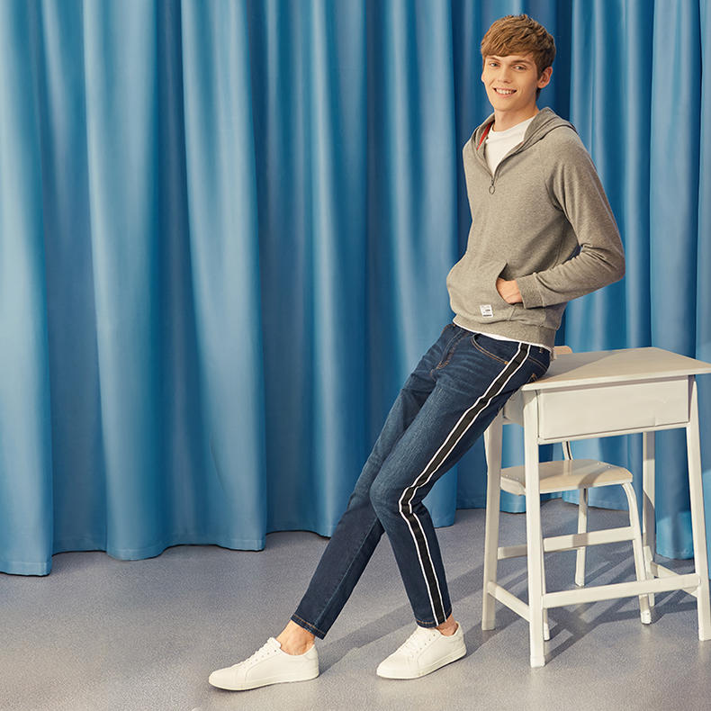 最帅的小脚牛仔裤,修身束脚裤痞帅