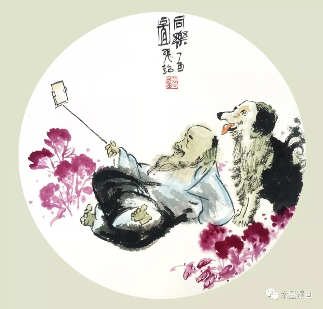 狗年主题绘画作品欣赏,狗年绘画图片