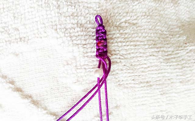 木子李手工编绳教程同心结,木子手工手链视频大全