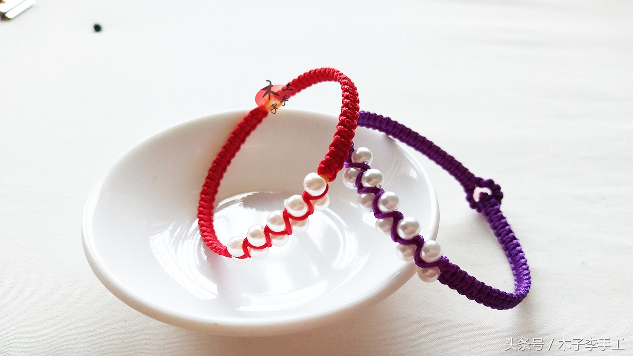 木子手工手链视频大全,木子手工红绳