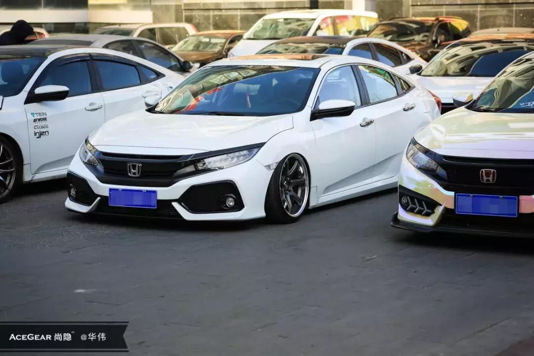 思域既然跑不快不如玩姿态,思域劲势版气动